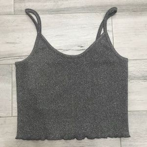 Pacsun Sparkly Crop Top